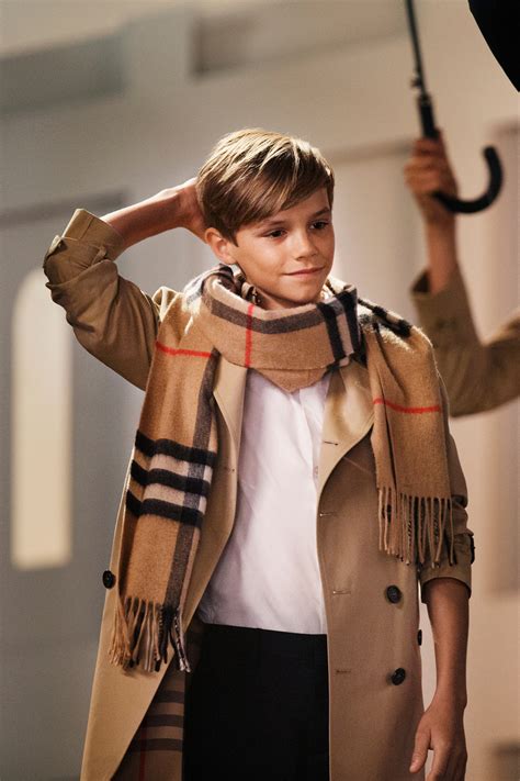 romeo beckham for burberry